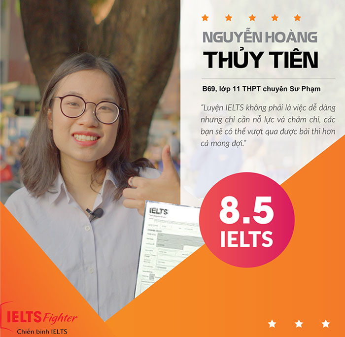 Kinh nghiệm học 8.5 IELTS của Thủy Ti&ecirc;n 2002
