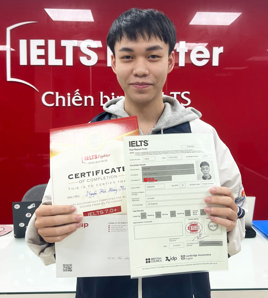 Ho&agrave;ng Minh 7.0 IELTS