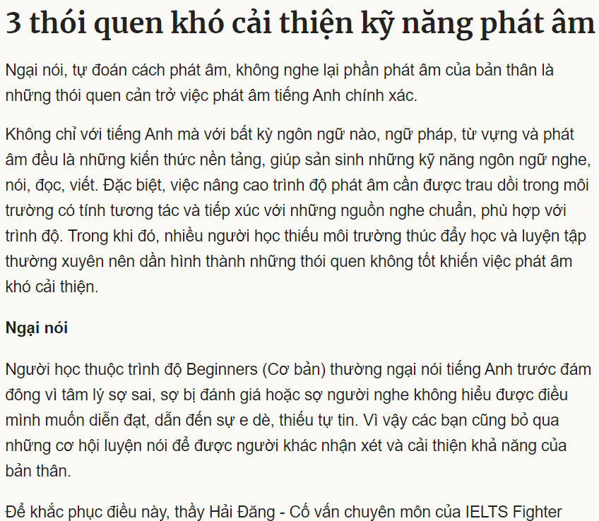 B&iacute; quyết tự luyện ph&aacute;t &acirc;m hiệu quả_1