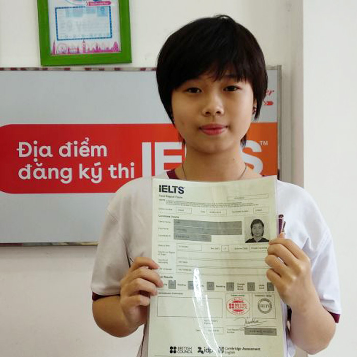 Học viên Lâm Uyển Kiều - 7.0 IELTS