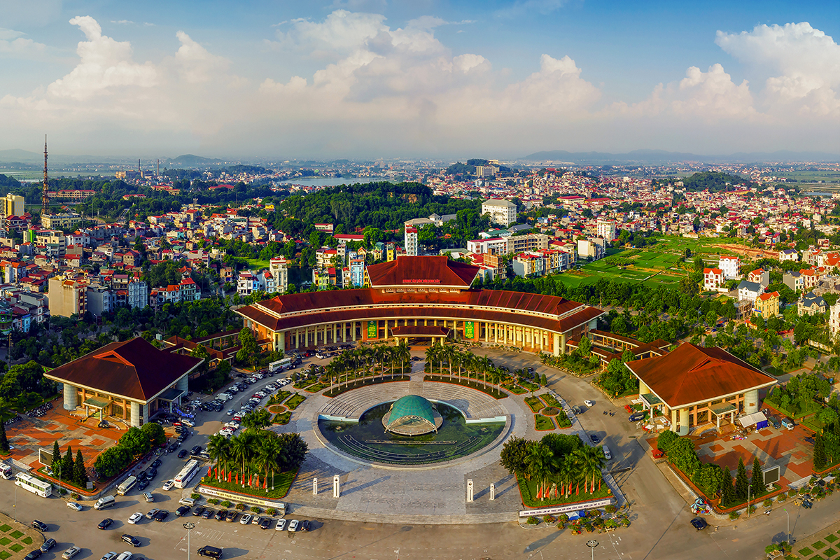 tỉnh Bắc Ninh từ tr&ecirc;n cao