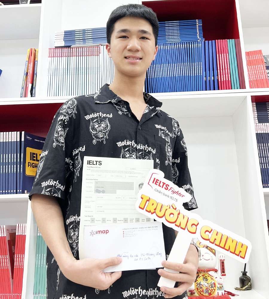 ho&agrave;ng long học 1 k&egrave;m 1 tại H&agrave; Nội 7.0 ielts - 1