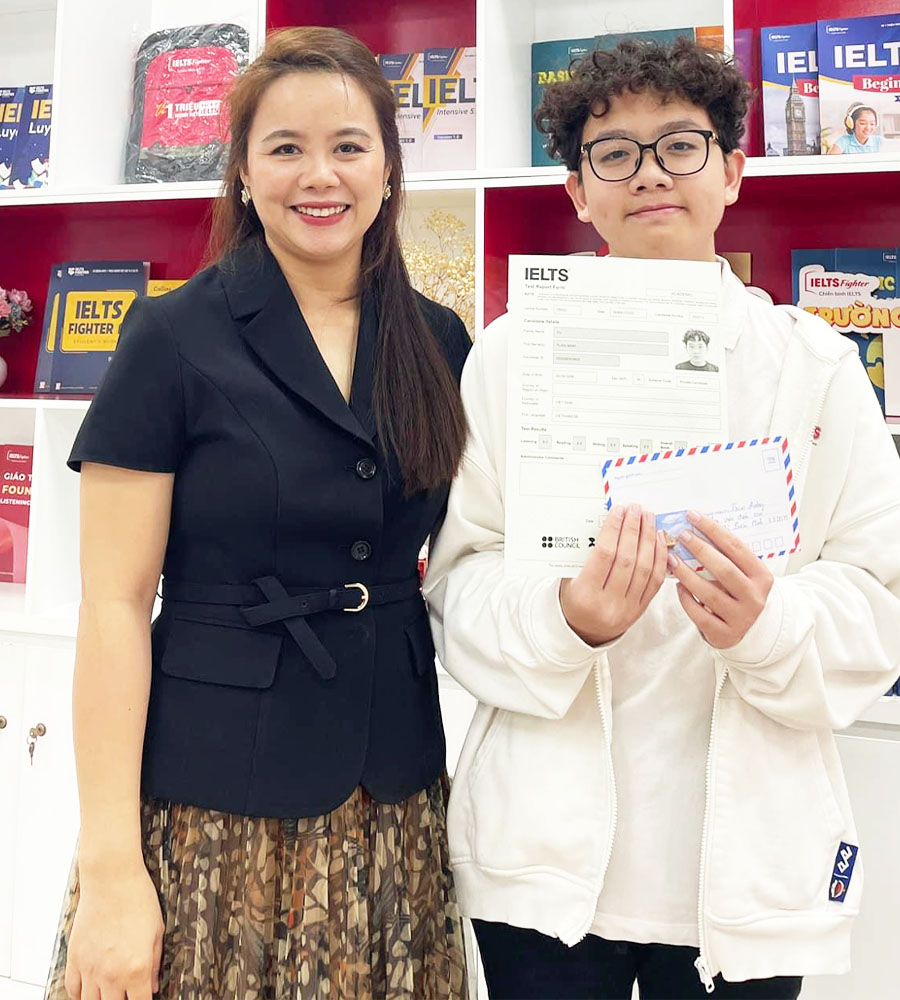 tuấn minh học 1 k&egrave;m 1 tại H&agrave; Nội 7.5 ielts