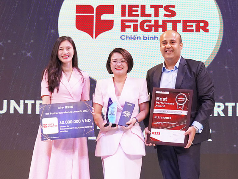 IELTS Fighter đối t&aacute;c IDP