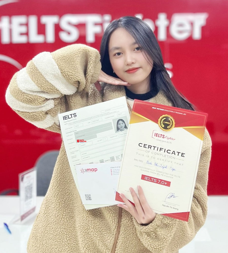 học vi&ecirc;n IELTS Fighter điểm cao 7
