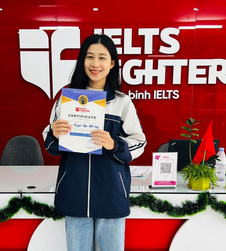 học vi&ecirc;n IELTS Fighter điểm cao 8