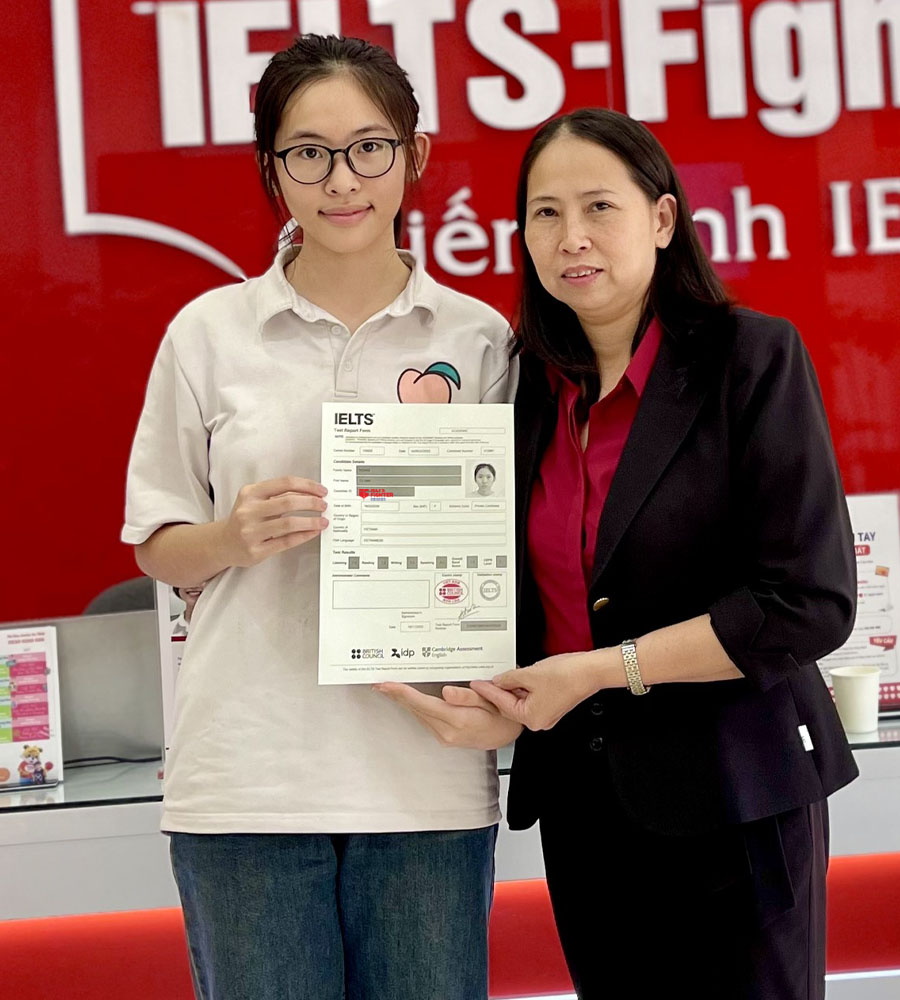 T&uacute; Anh - học vi&ecirc;n H&agrave; Tĩnh 7.0 IELTS