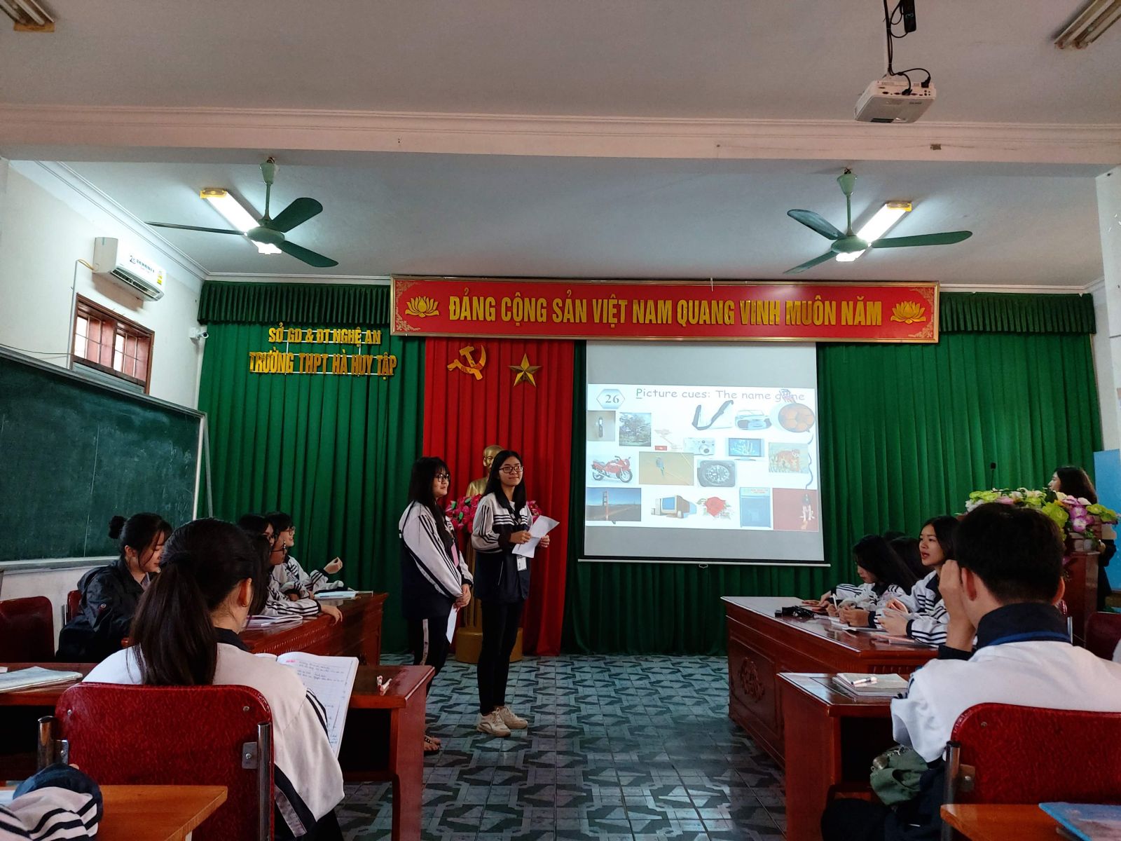 Hoạt động đ&agrave;o tạo của trường THPT H&agrave; Huy Tập