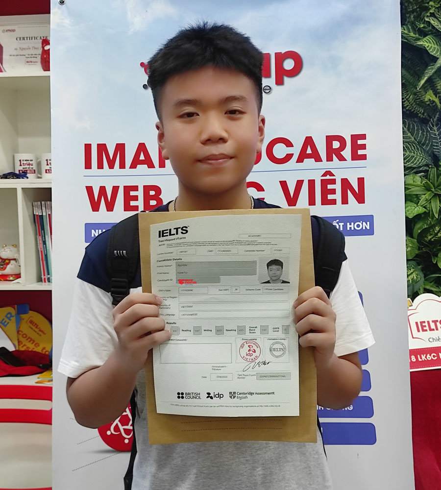 Tuấn t&uacute; 7.5 IELTS