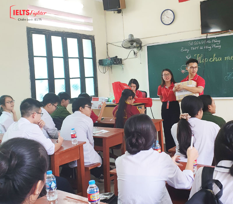 Thi thử IELTS tại thpt lê hồng phong hải phòng 3
