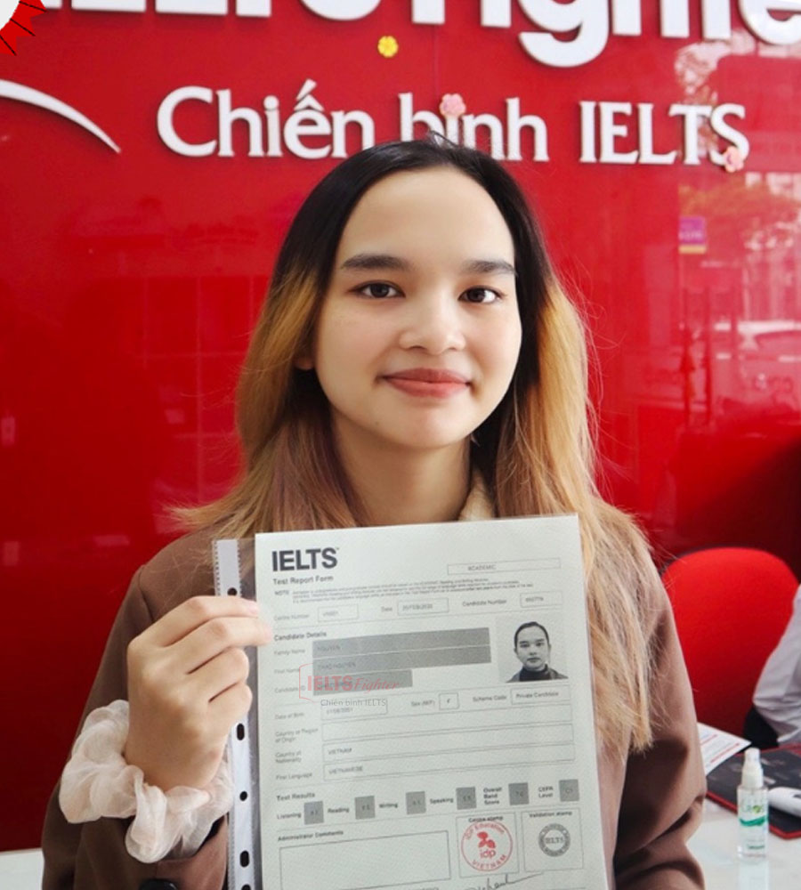 thảo nguy&ecirc;n 7.0 IELTS