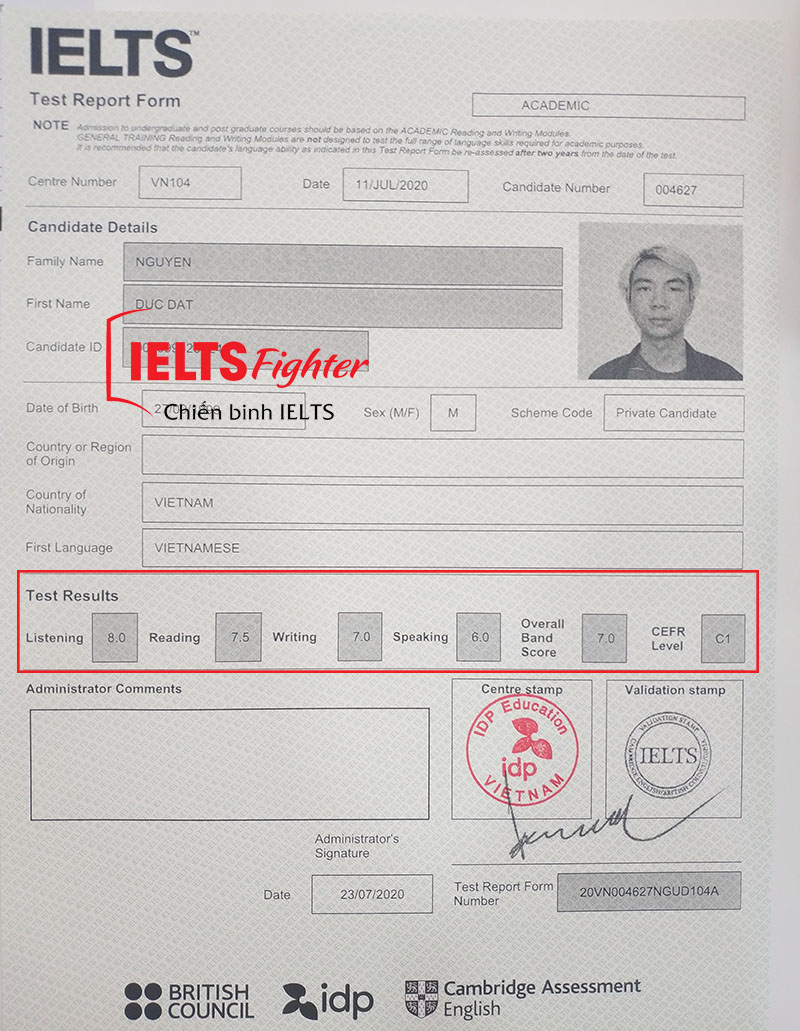sinh viên năm cuối đạt 7.0 IELTS - 1