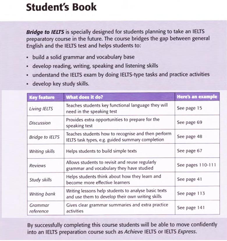 Bridge to IELTS Student Book - trang s&aacute;ch minh họa 1