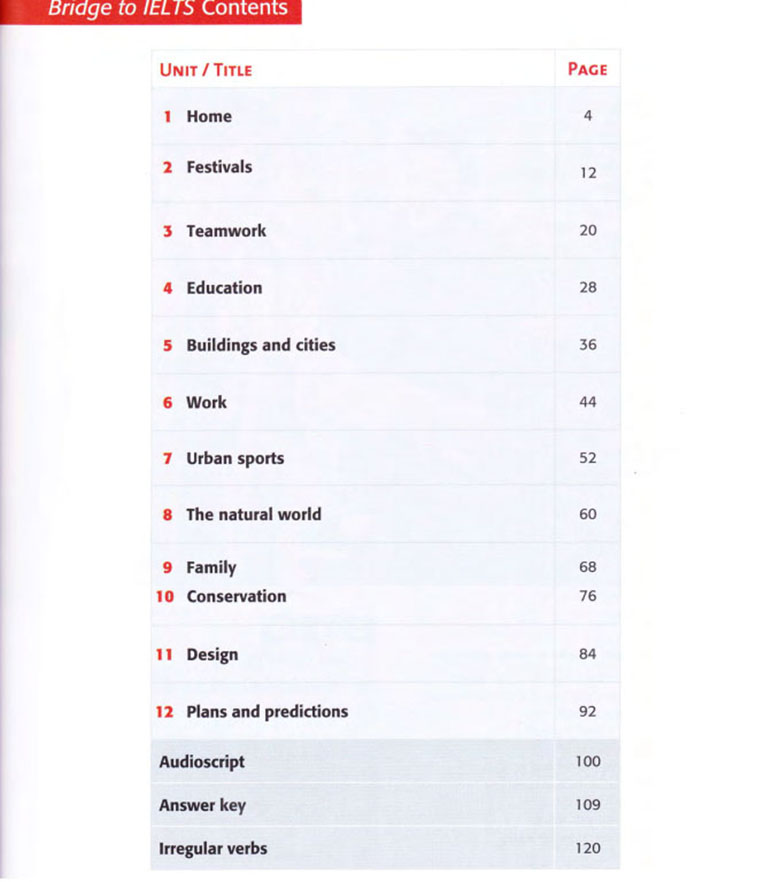 Bridge to IELTS Workbook - trang s&aacute;ch 1