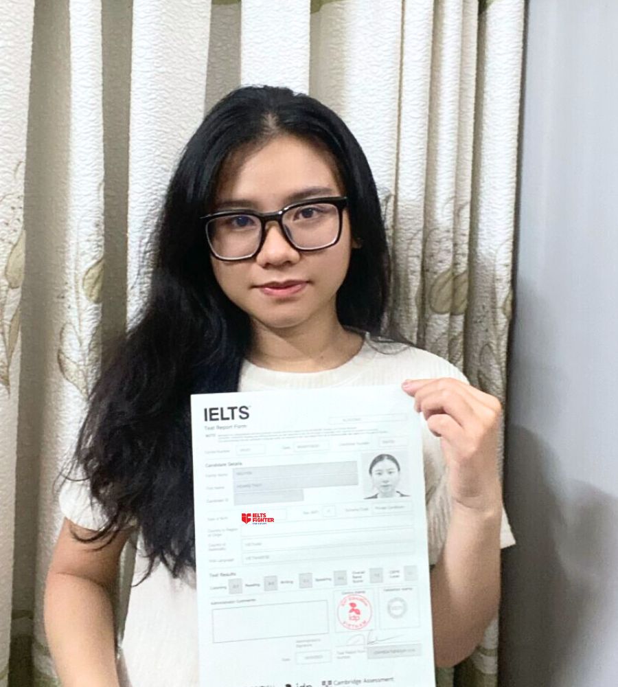 Ho&agrave;ng Thuỵ xuất sắc đạt 7.5 overall