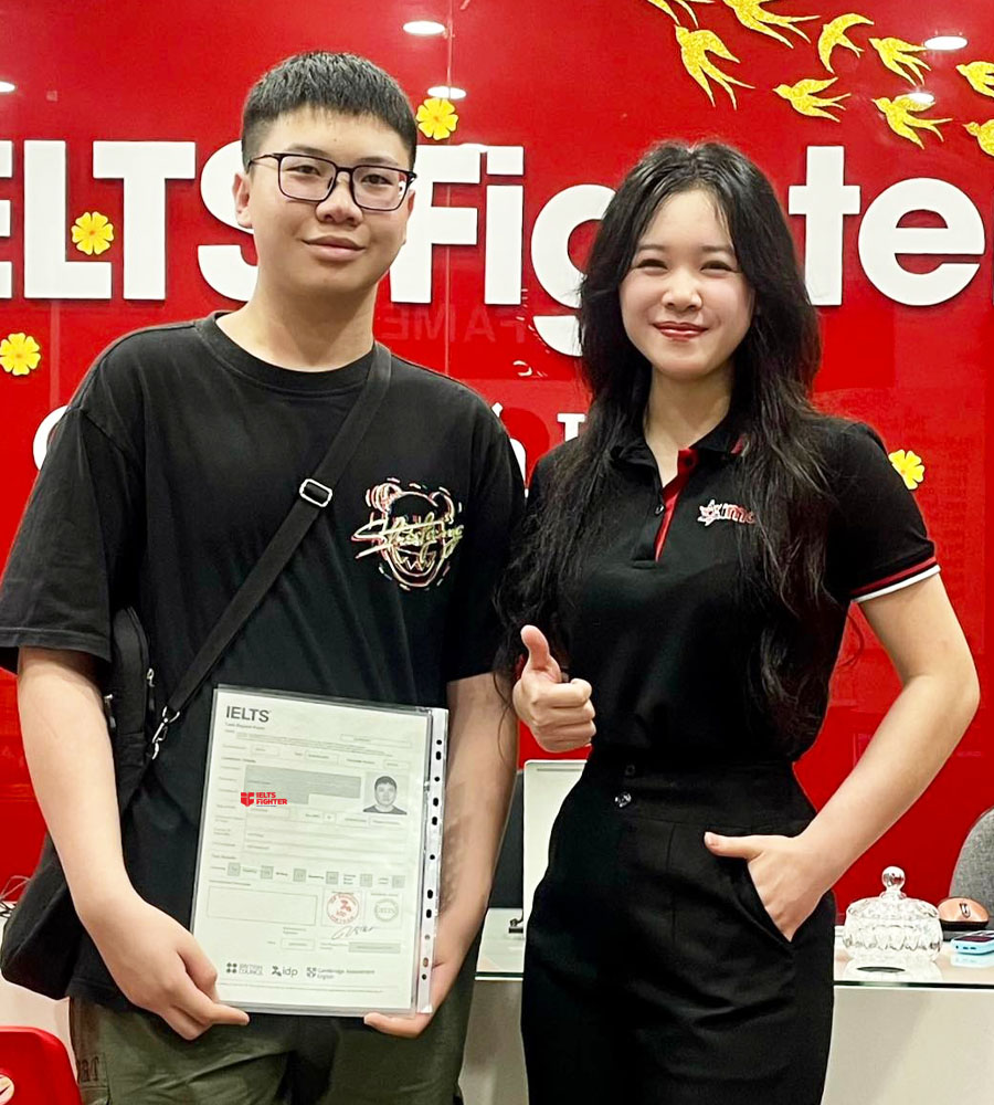 Minh Ho&agrave;ng 8.0 IELTS