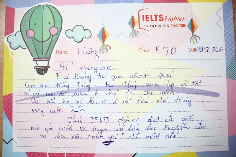 Bạn Hương chia sẻ cảm nhận khi học lớp Foundation F70