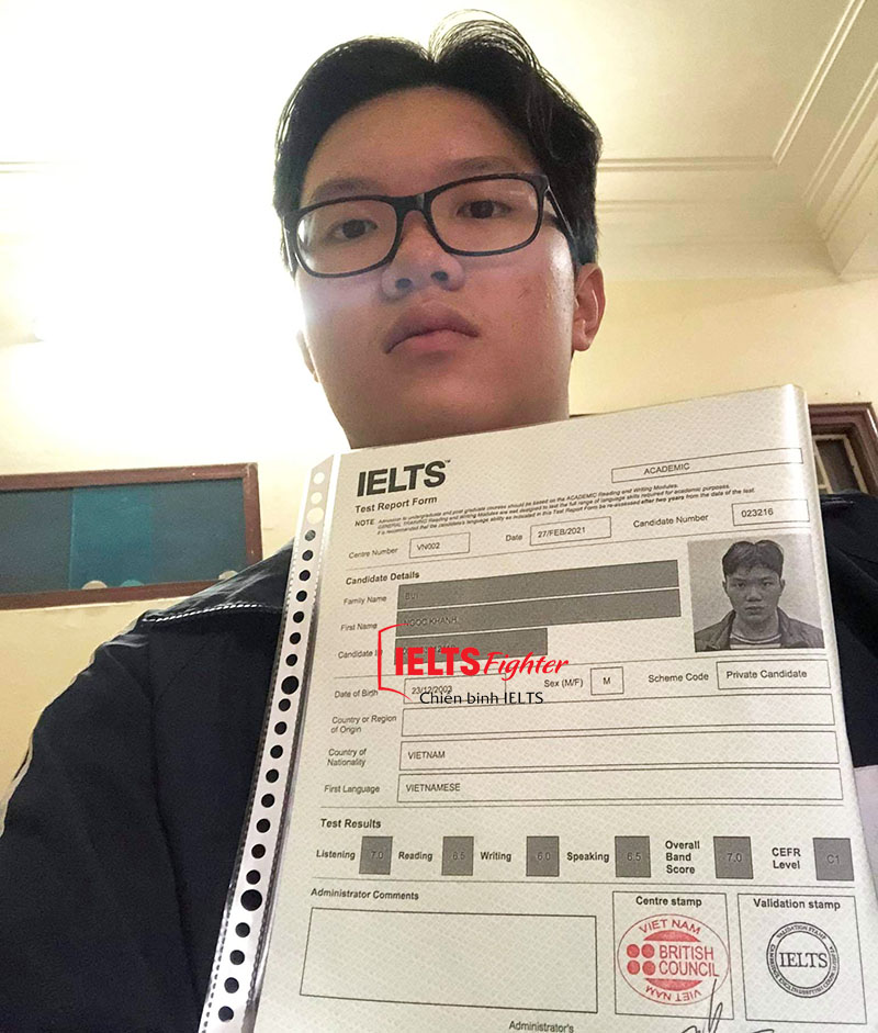 Kinh nghiệm luyện thi 7.0 IELTS - 8
