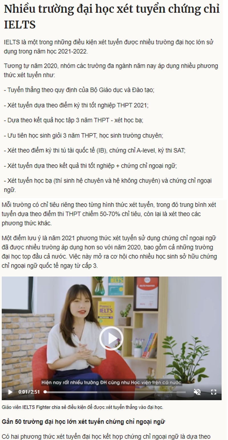 Lợi thế học IELTS từ cấp 2, cấp 3 l&agrave; g&igrave; - 2