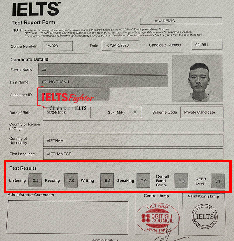 Sinh viên học IELTS  6