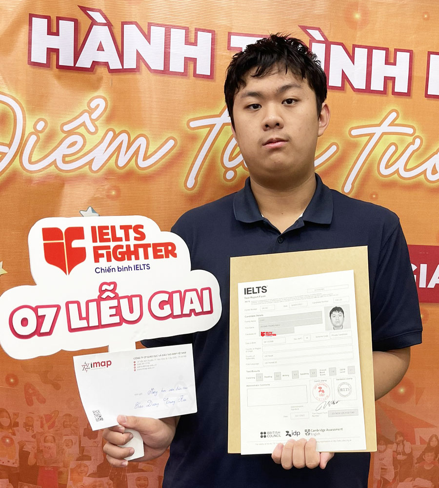 Trung ki&ecirc;n 7.0 IELTS