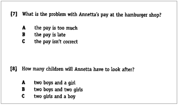 C&aacute;ch l&agrave;m dạng b&agrave;i Multiple Choice -1