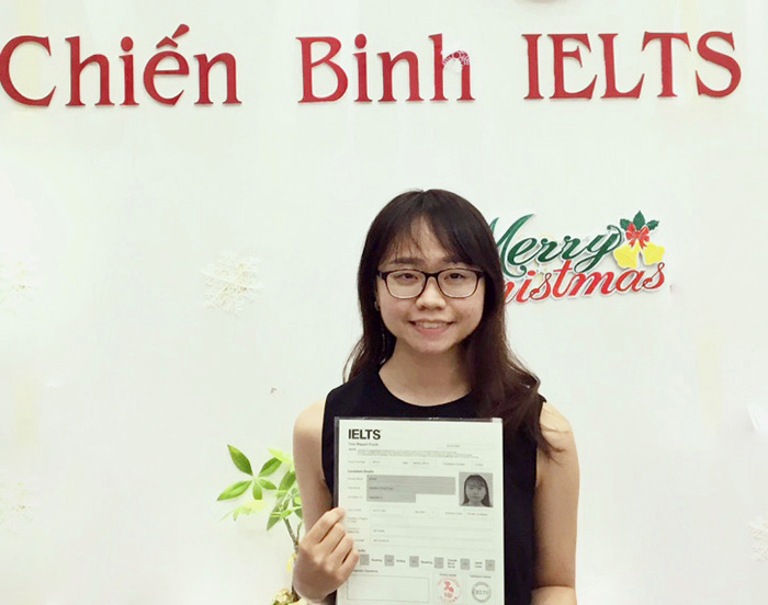 Học viên Đặng Hoàng Tuyết Nhi 7.5 IELTS