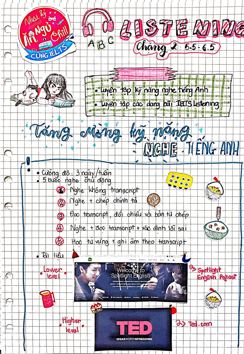 c&aacute;ch tự học IELTS Listening 4