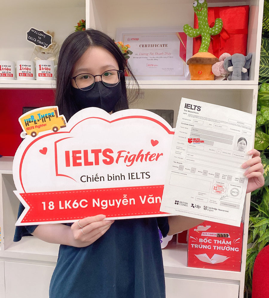 Kh&aacute;nh Ng&acirc;n 7.5 IELTS
