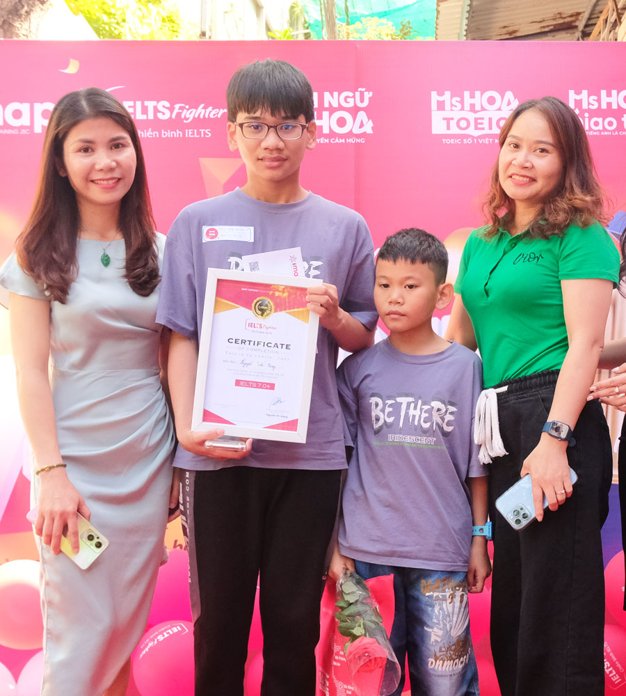 thế c&ocirc;ng 7.0 ielts 
