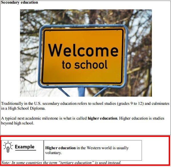 Nội dung s&aacute;ch IELTS Vocabulary Booster 1
