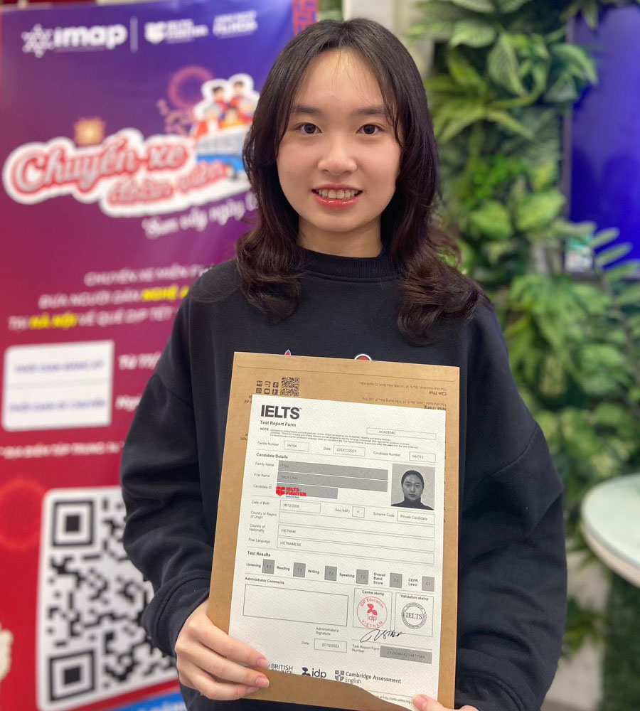 Th&aacute;i Thuỳ Linh 7.5 IELTS