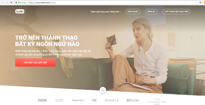 Trang Italki luyện n&oacute;i