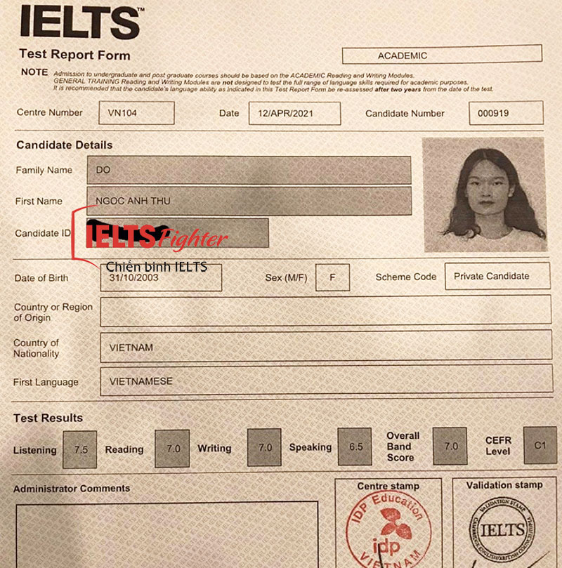 Học ielts trực tuyến đạt 7.0 ielts