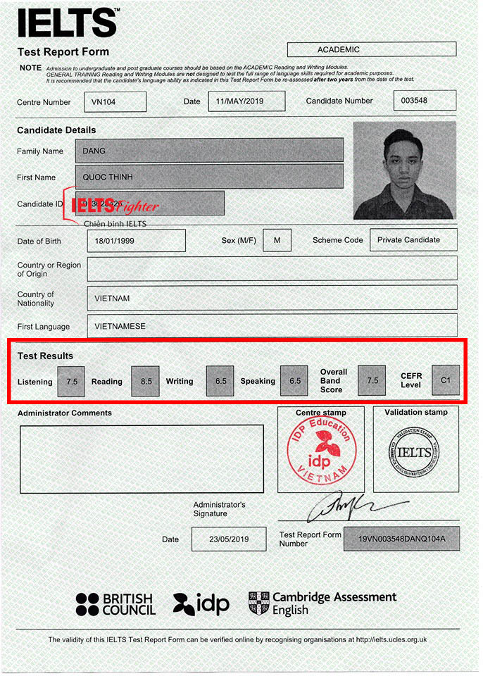 học viên điểm cao quốc thịnh