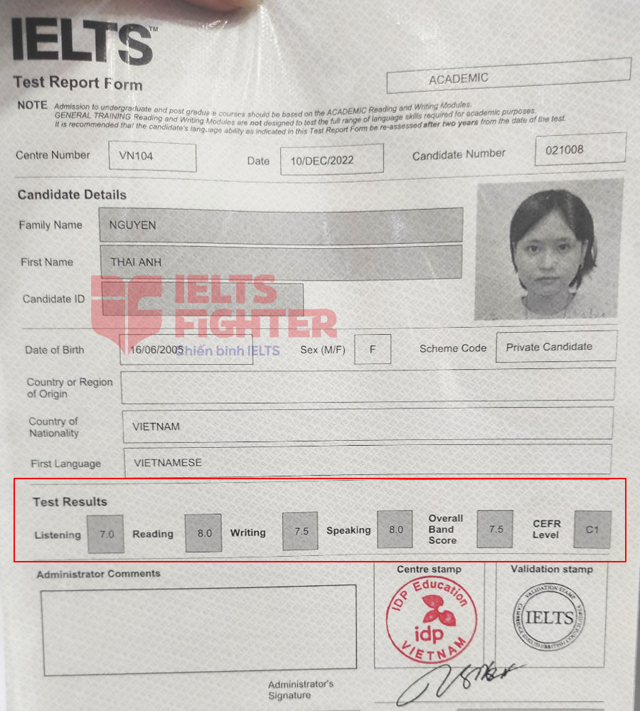 th&aacute;i anh 7.5 ielts - 2