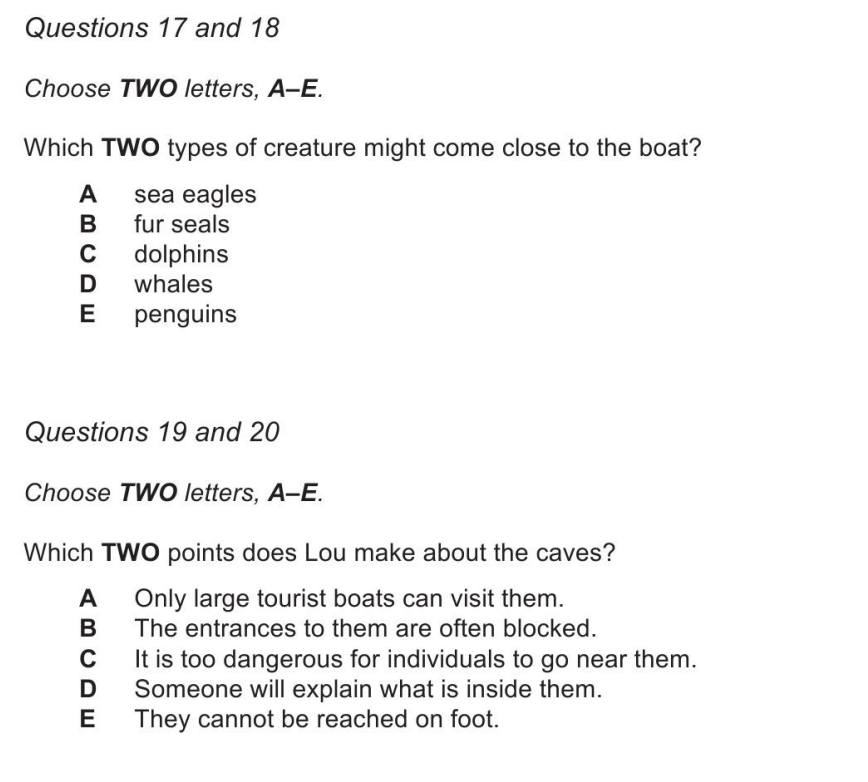 b&atilde;y nhiễu listening 2