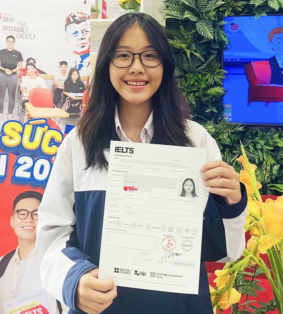 Ng&acirc;n giang 7.5 IELTS