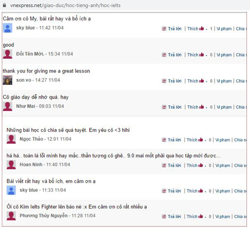 IELTS Fighter chia sẻ học IELTS trên Vnexpress 2