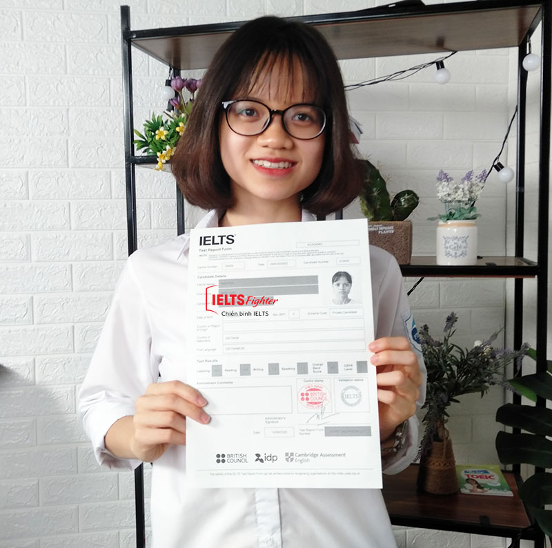 Minh Anh 8.0 IELTS