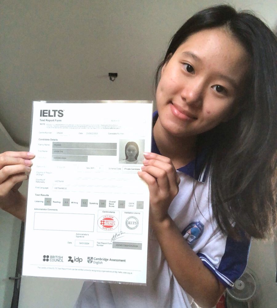 Học vi&ecirc;n Uy&ecirc;n Thi xuất sắc đạt mục ti&ecirc;u 8.0 IELTS