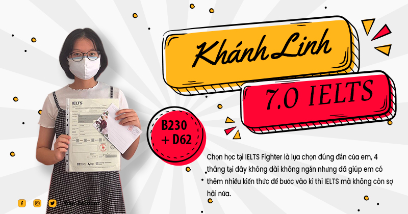 Bứt phá 7.0 IELTS chỉ sau 2 khóa học, Khánh Linh ẵm trọn 10đ tiếng Anh vào Đại học