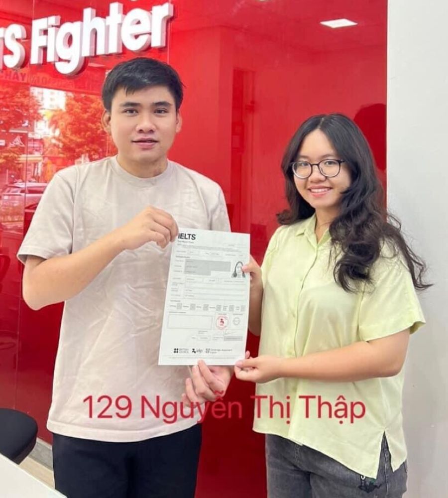 Học vi&ecirc;n điểm cao IELTS Fighter Nguyễn Ảnh Thủ