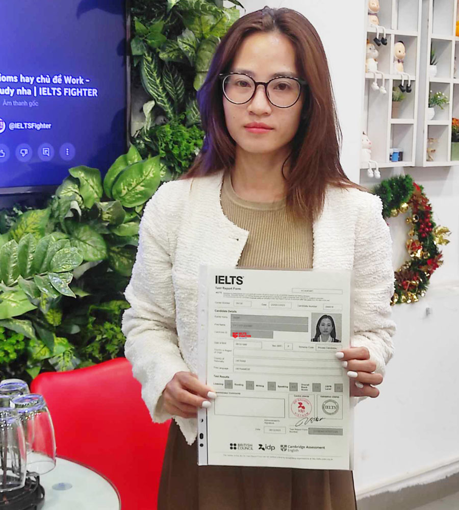 Th&ugrave;y Dương 7.0 IELTS