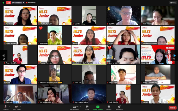 Lễ ra mắt IELTS Junior được đông đảo học sinh và phụ huynh tham gia