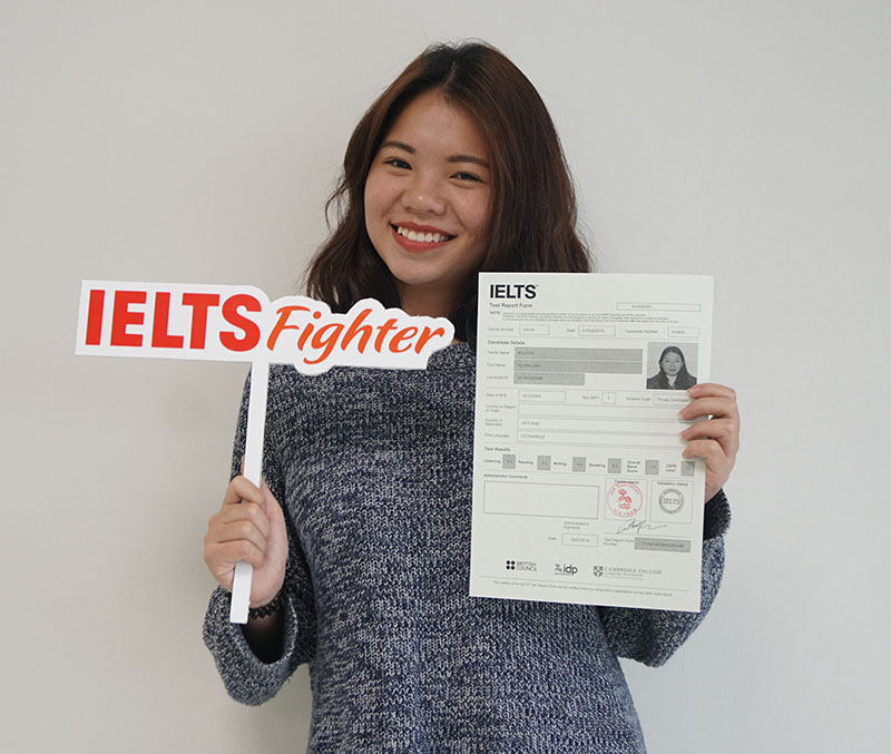 Huyền Linh đạt 7.5 IELTS