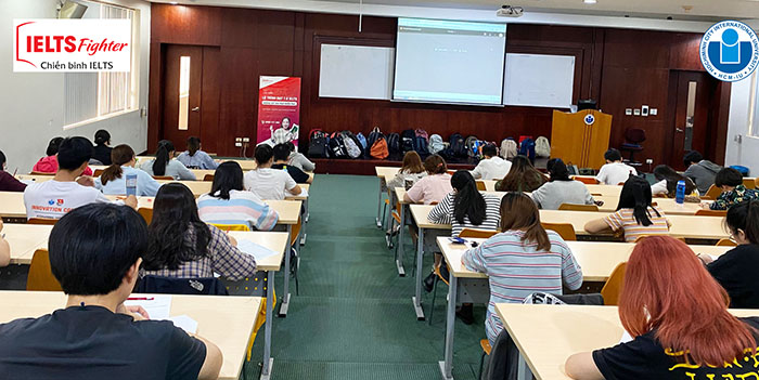 IELTS Fighter tổ chức thi thử IELTS 4 kỹ năng cho sinh viên ĐH Quốc Tế - Đh Quốc Gia Tp. HCM