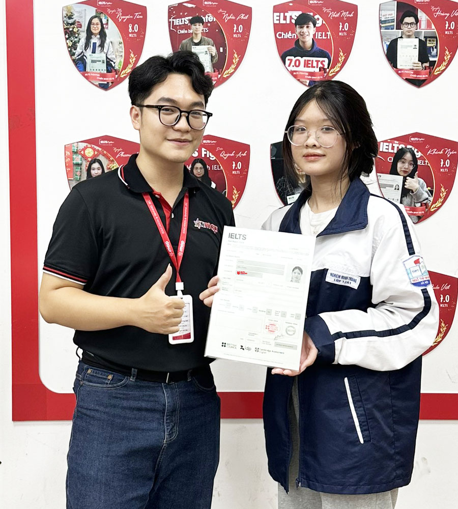 minh trang 7.5 IELTS