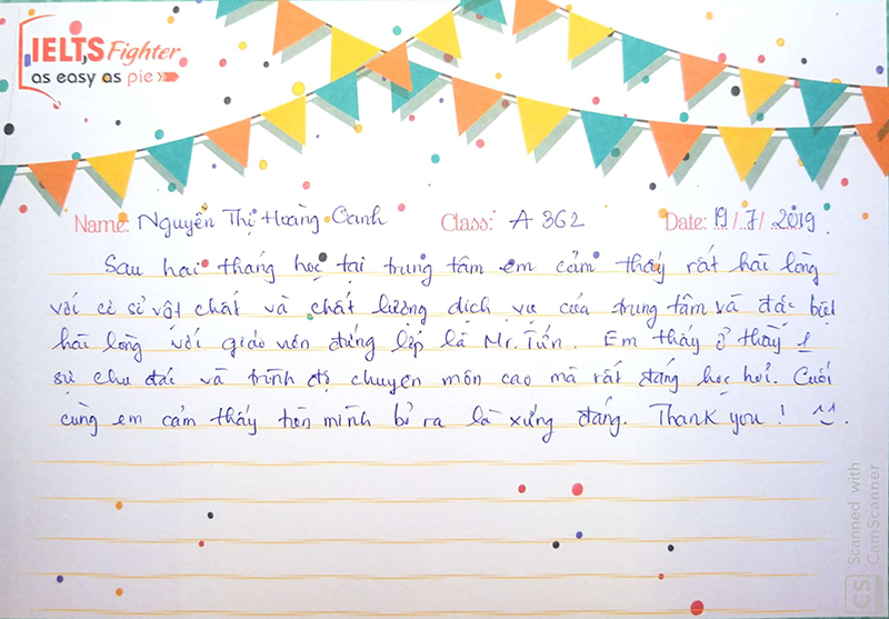 cảm nhận học viên - ielts fighter ảnh 2