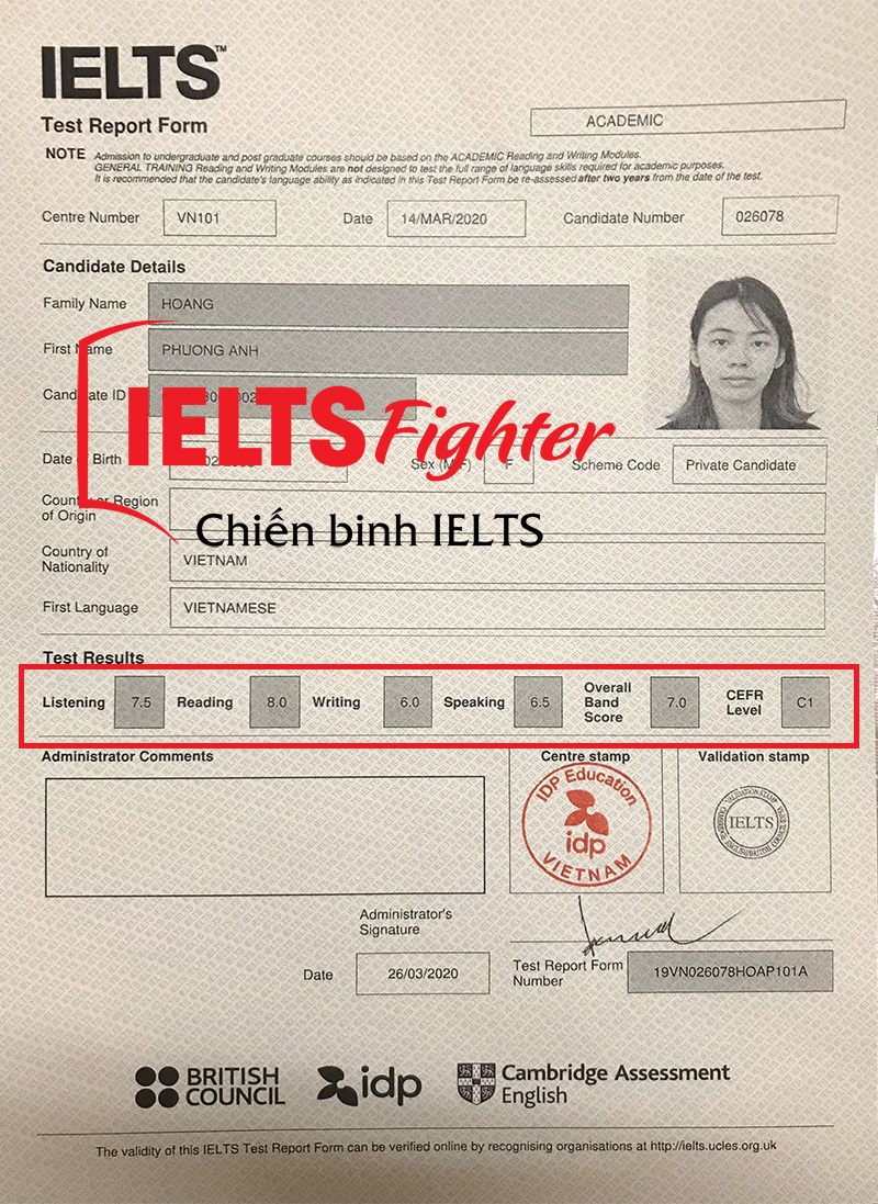 B&iacute; k&iacute;p đạt 8.0 Reading của nữ sinh lớp 11 &ndash; Ho&agrave;ng Phương Anh